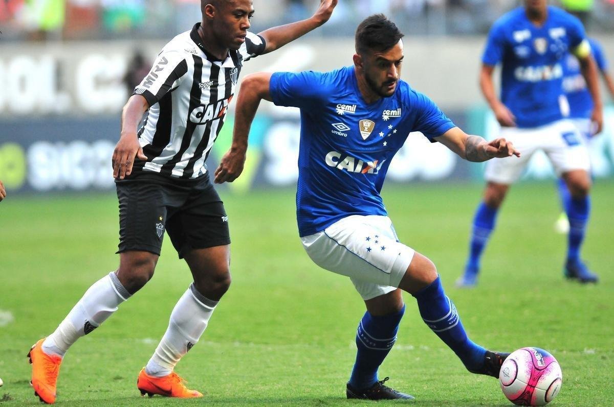 Imagens do clssico entre Atltico e Cruzeiro, no Independncia