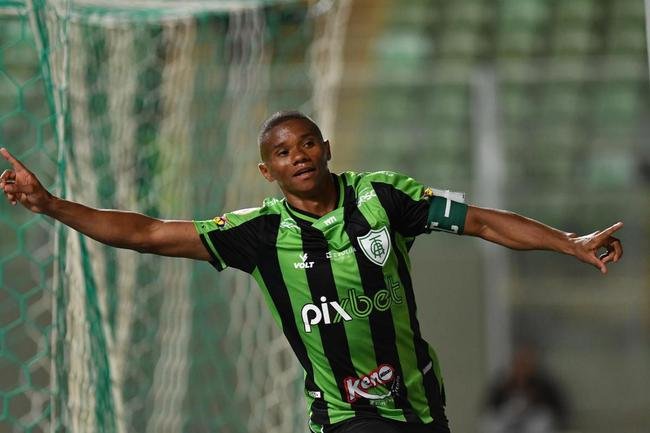 Fotos do jogo entre Amrica e Corinthians