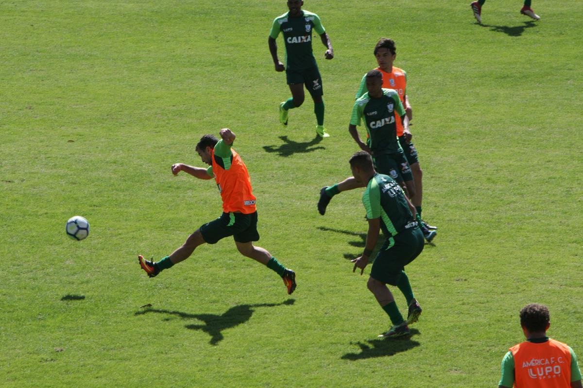 Amrica se prepara para enfrentar o Cruzeiro, nesta quinta-feira, s 19h30, pela 13 rodada do Brasileiro