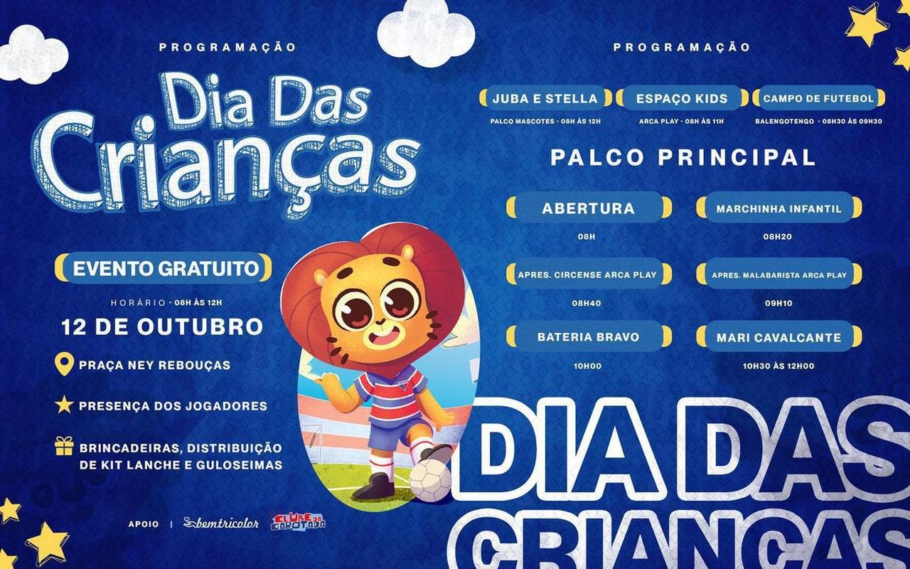 Fortaleza promoveu manh com brincadeiras na capital cearense