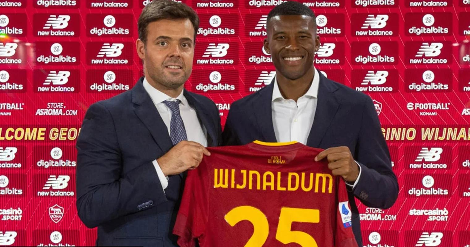 Roma: meio-campista Wijnaldum (ex-PSG)
