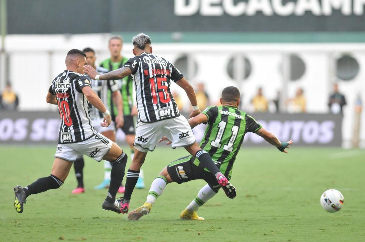 Amrica x Atltico: fotos do jogo de ida da final do Campeonato Mineiro, neste sbado (1/4), no Independncia