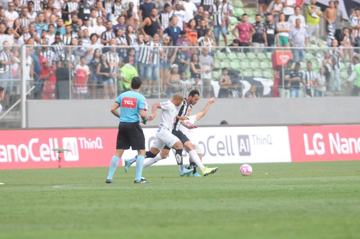 Atltico bateu o Santos na estreia de Vagner Mancini em Belo Horizonte