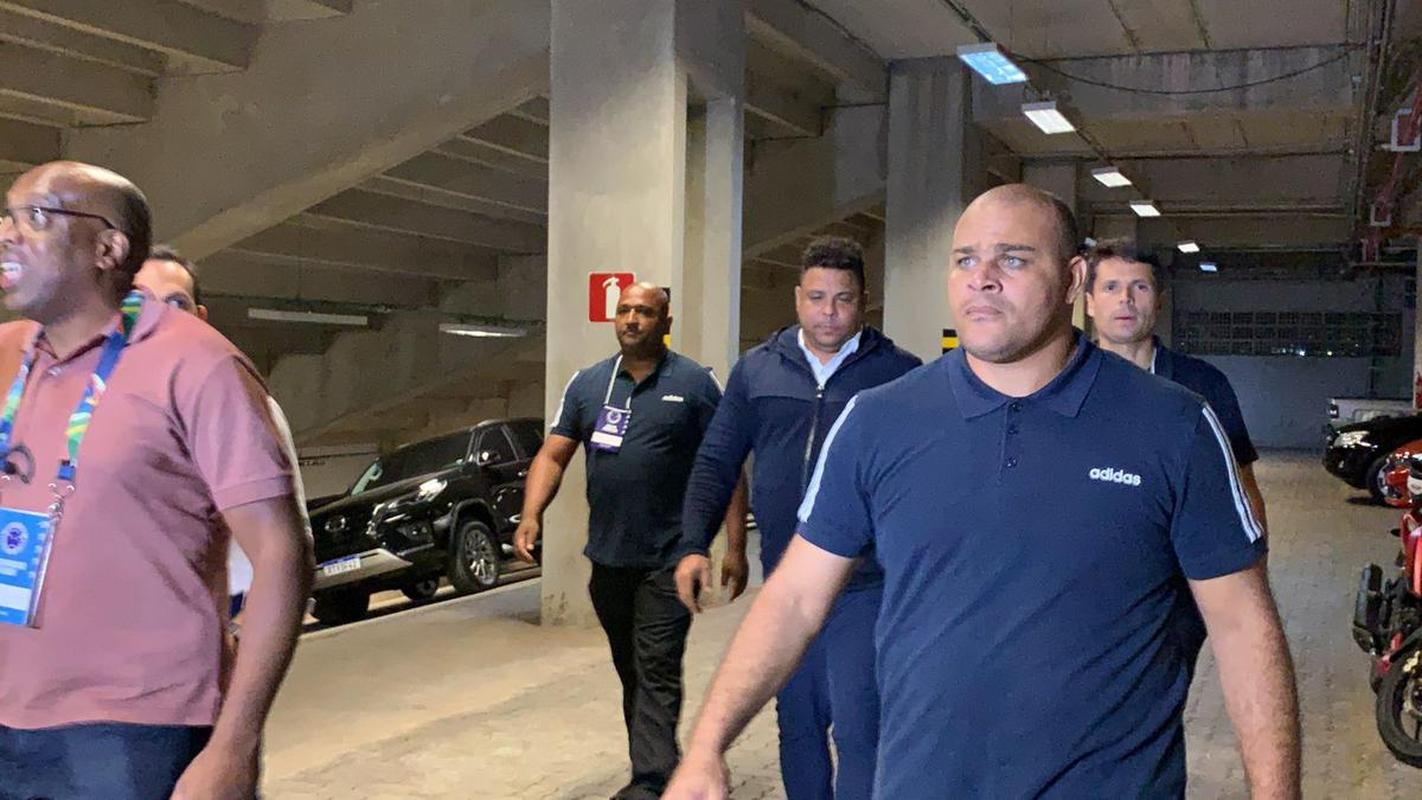 Chegada de Ronaldo ao Independncia para Cruzeiro x Remo