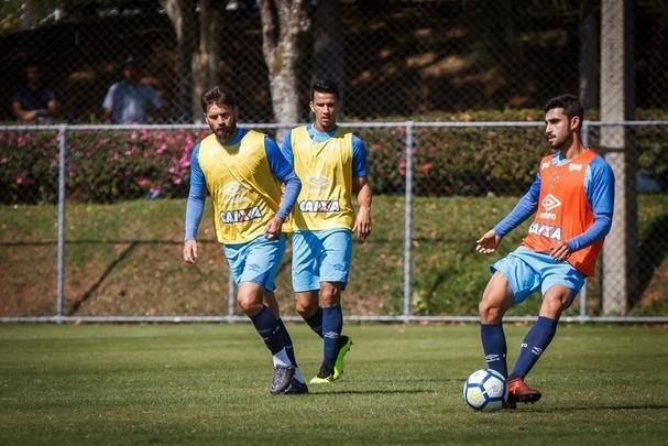 Cruzeiro realizou atividade de preparao para amistoso contra o Corinthians, nesta quarta