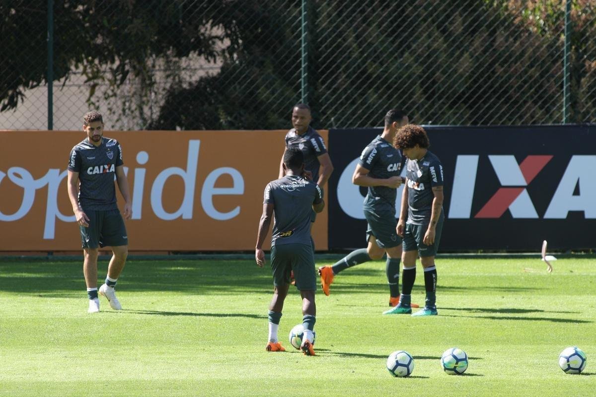 Atltico encerra preparao na Cidade do Galo para partida contra Grmio, pelo Campeonato Brasileiro