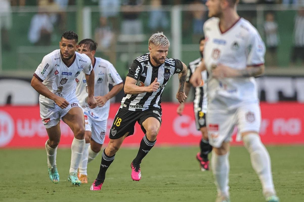 Atltico x Patrocinense: fotos do jogo pelo Campeonato Mineiro