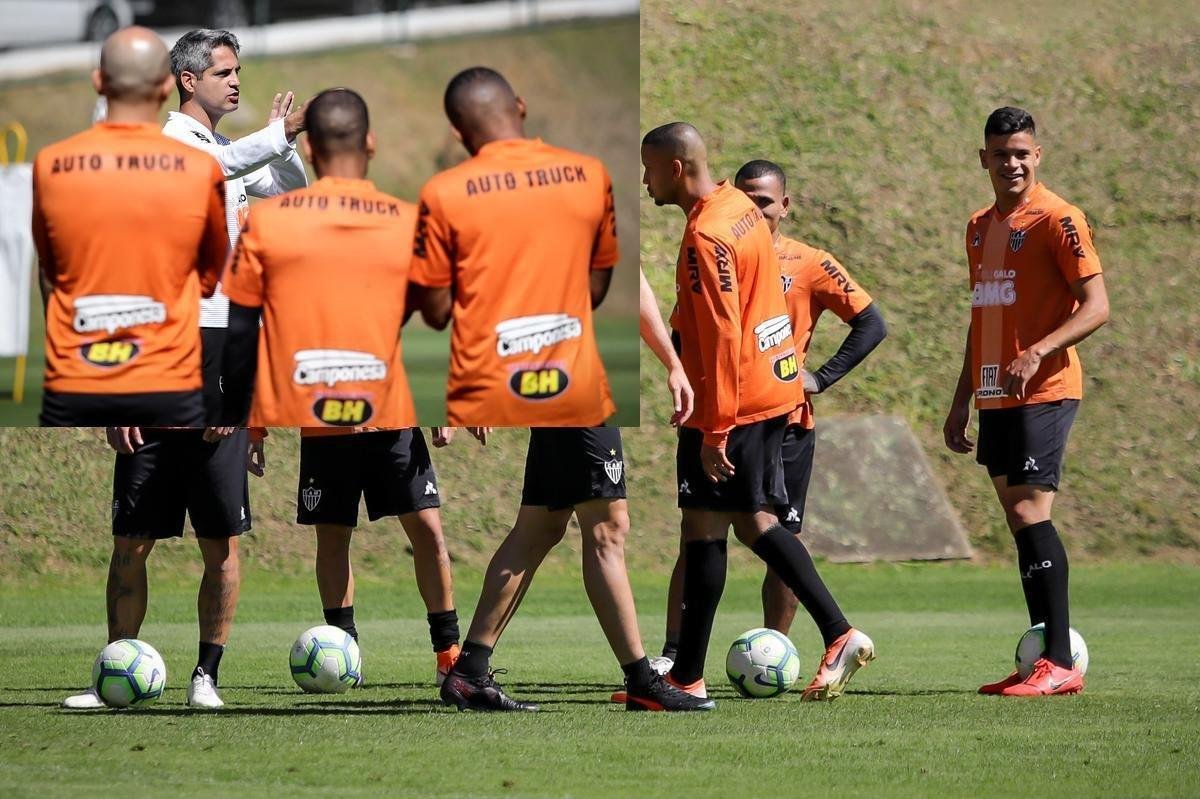Atltico fez, nesta sexta, ltimo treino antes do duelo na Arena da Baixada