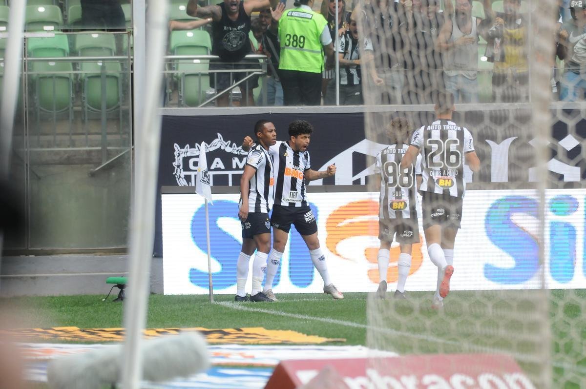 Atltico bateu o Santos na estreia de Vagner Mancini em Belo Horizonte