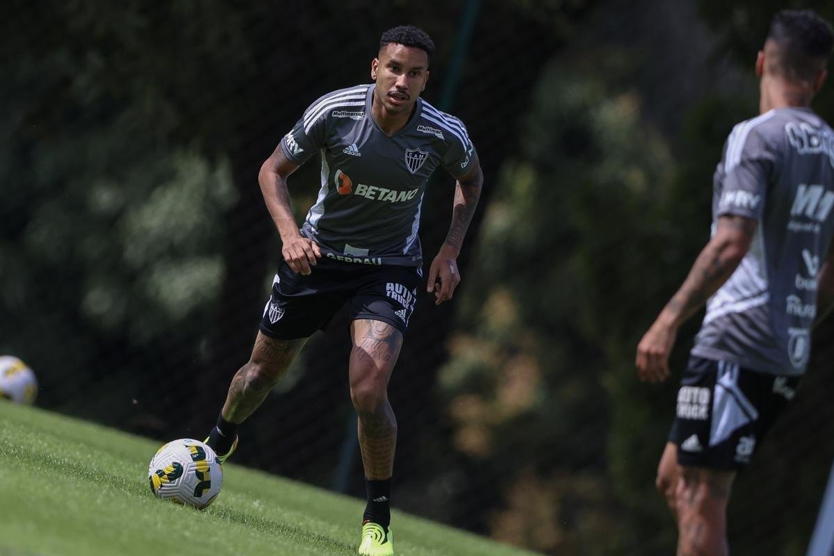Fotos do ltimo treino do Atltico antes do jogo contra o Botafogo