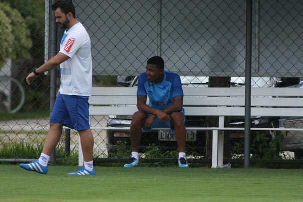 Imagens do treino do Cruzeiro nesta segunda-feira, 19 de fevereiro, na Toca da Raposa II