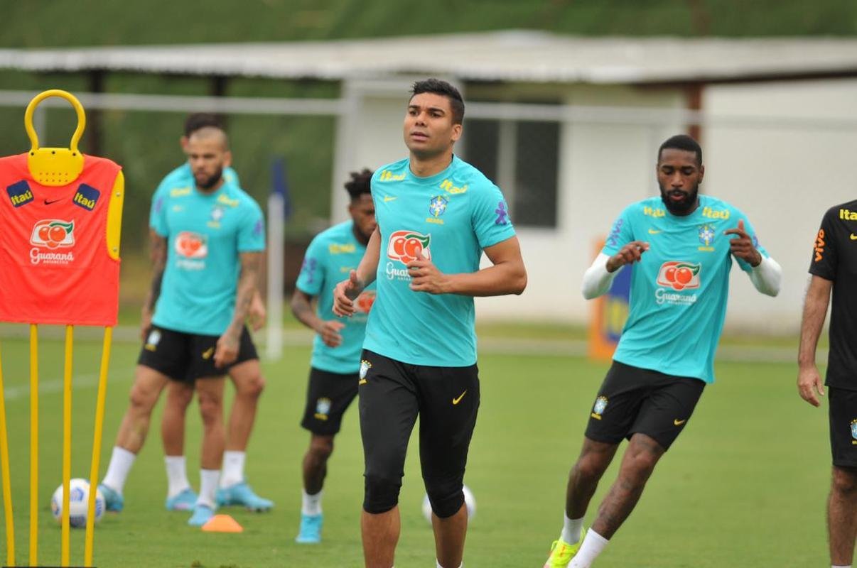 Seleo Brasileira concluiu na Toca da Raposa II, CT do Cruzeiro, em BH, a preparao para enfrentar o Paraguai no Mineiro pelas Eliminatrias da Copa do Mundo do Catar