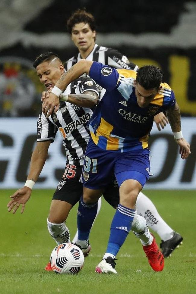 Fotos do jogo entre Atltico e Boca Juniors, no Mineiro, em Belo Horizonte, pela volta das oitavas de final da Copa Libertadores 2021