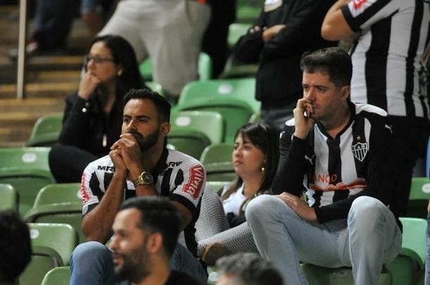 Torcedores do Atltico saram revoltados do Independncia com eliminao prematura na Sul-Americana