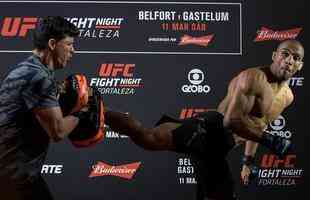 Treino de Edson Barboza, que encara Beneil Dariush no UFC em Fortaleza