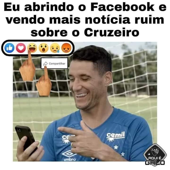 Torcida do Atltico foi s redes tirar sarro com derrota do Cruzeiro para o CRB na Copa do Brasil