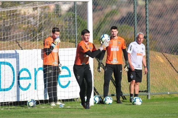Imagens do treino do Atltico nesta sexta-feira