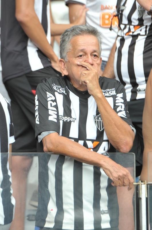 Fotos da torcida do Atltico na primeira final do Mineiro, contra o Cruzeiro, no Mineiro