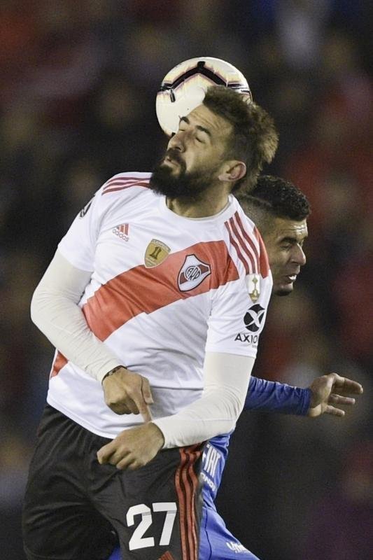 Fotos do segundo tempo do duelo entre River Plate e Cruzeiro, no Monumental de Núñez, em Buenos Aires, pela ida das oitavas de final da Copa Libertadores