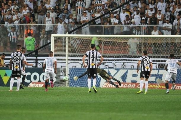 Fotos do jogo entre Atltico e Grmio