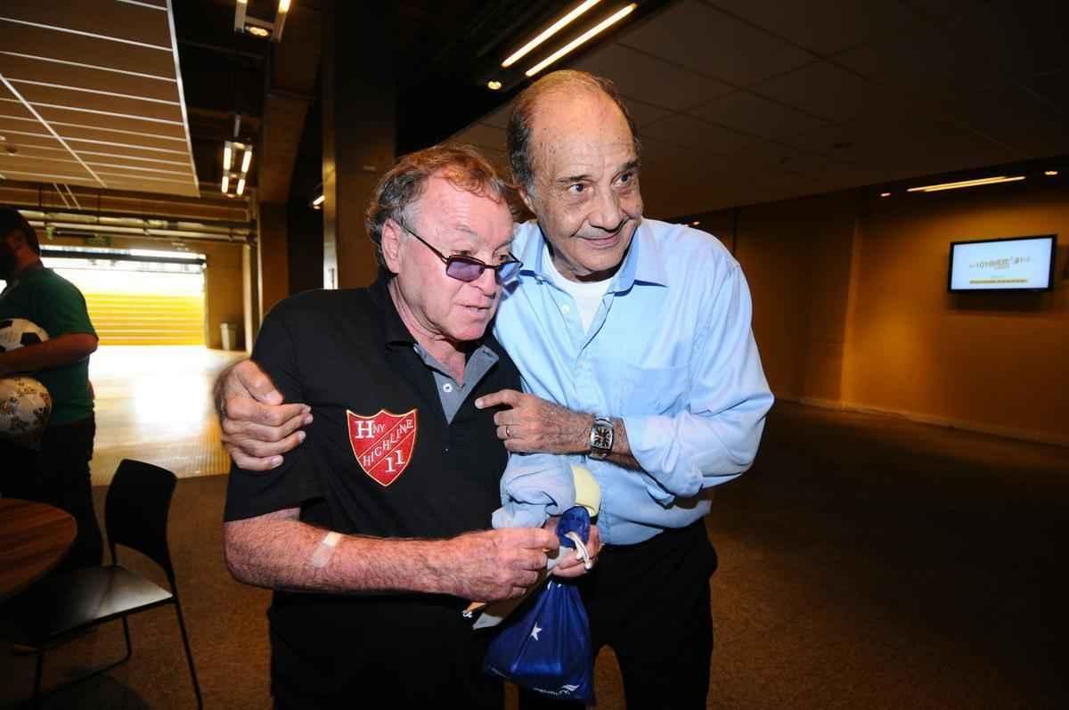 Bastidores da visita dos campees de 1966 ao Mineiro: Natal e Procpio em bate-papo