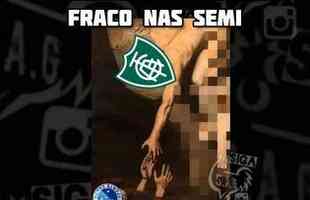 Memes da derrota do Cruzeiro para o Amrica no jogo de ida da semifinal do Campeonato Mineiro