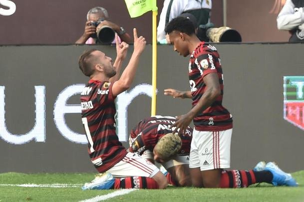 Fotos do jogo entre Flamengo e River Plate