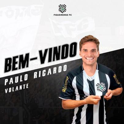 O Figueirense anunciou a contratao do volante Paulo Ricardo, que estava no Gois