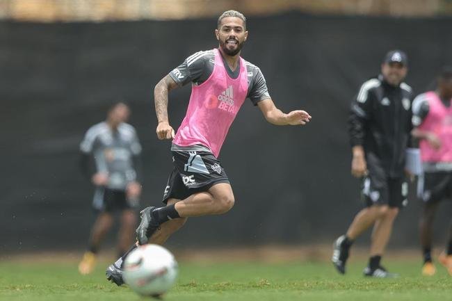 Treino tcnico do Atltico.