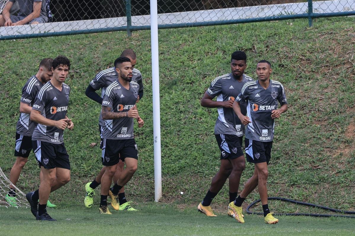 Fotos do treino do Atltico na Cidade do Galo