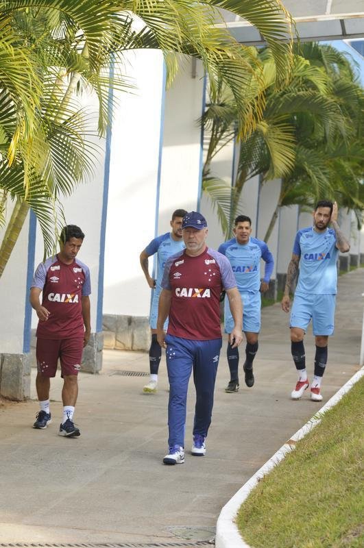 Imagens do treino do Cruzeiro desta quinta-feira, 12 de julho, na Toca da Raposa II