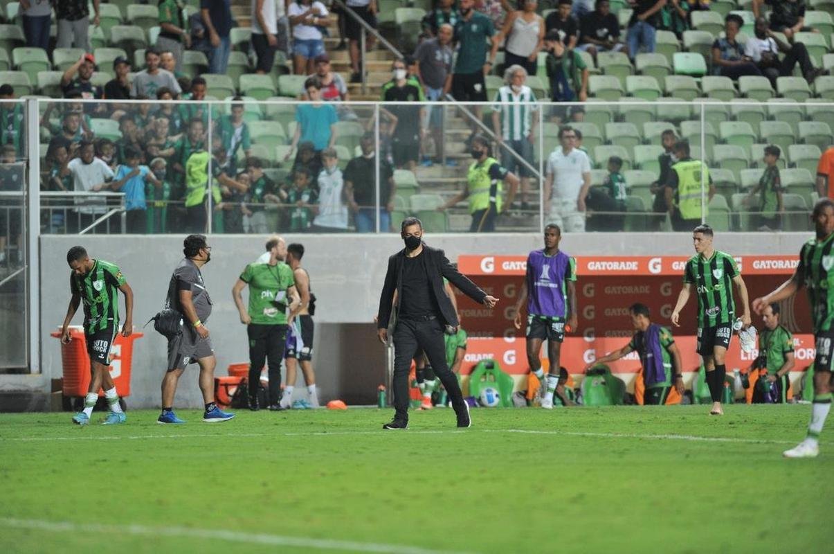 Fotos da derrota do Amrica para o Independiente del Valle, por 2 a 0, no Independncia, pelo Grupo D da Copa Libertadores
