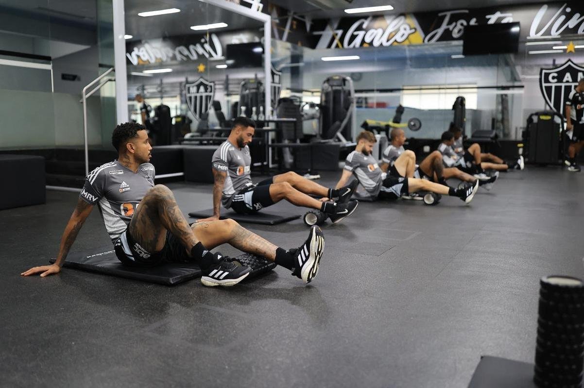Treino do Atltico na Cidade do Galo, nesta quinta-feira (29/9).