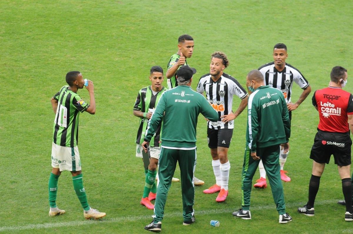 Amrica reagiu no segundo tempo e diminuiu com gol de Ademir