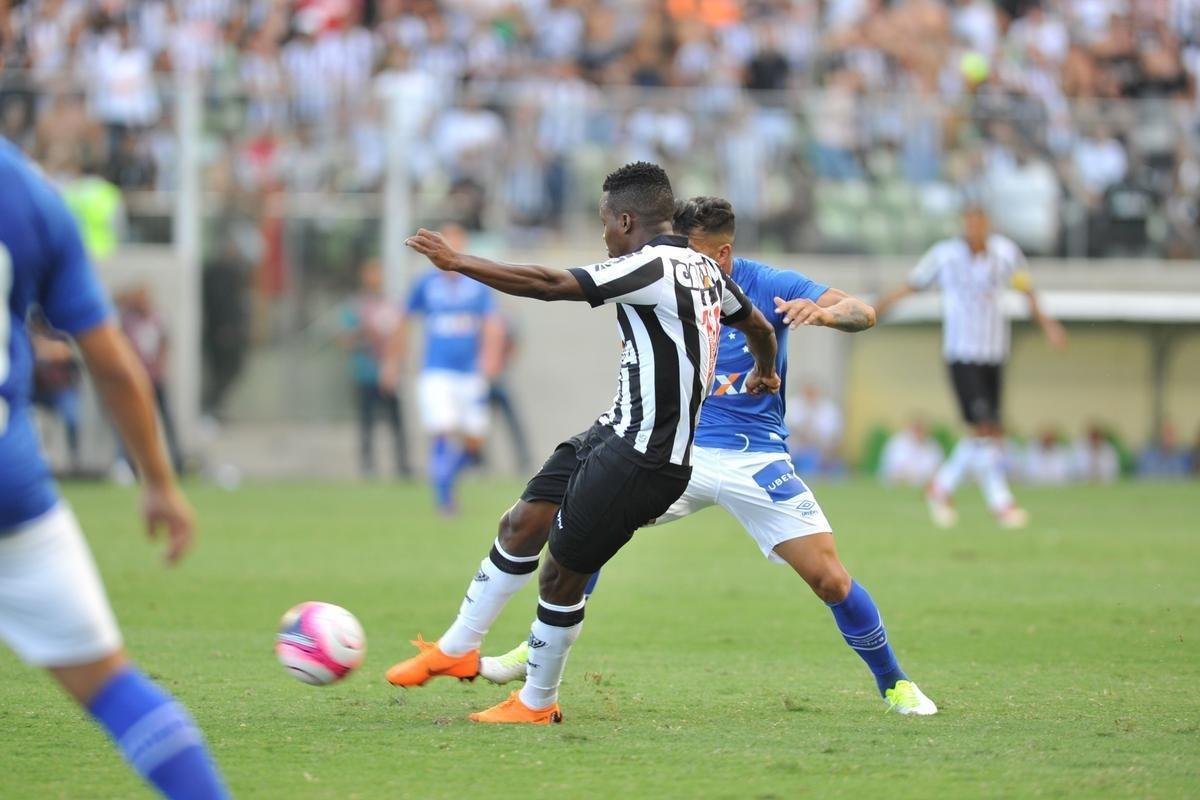 Imagens do clssico entre Atltico e Cruzeiro, no Independncia