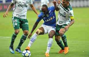 Fotos do segundo tempo de Cruzeiro e Palmeiras, no Mineiro, pelo Brasileiro