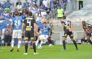 Fotos do jogo entre Cruzeiro e So Paulo