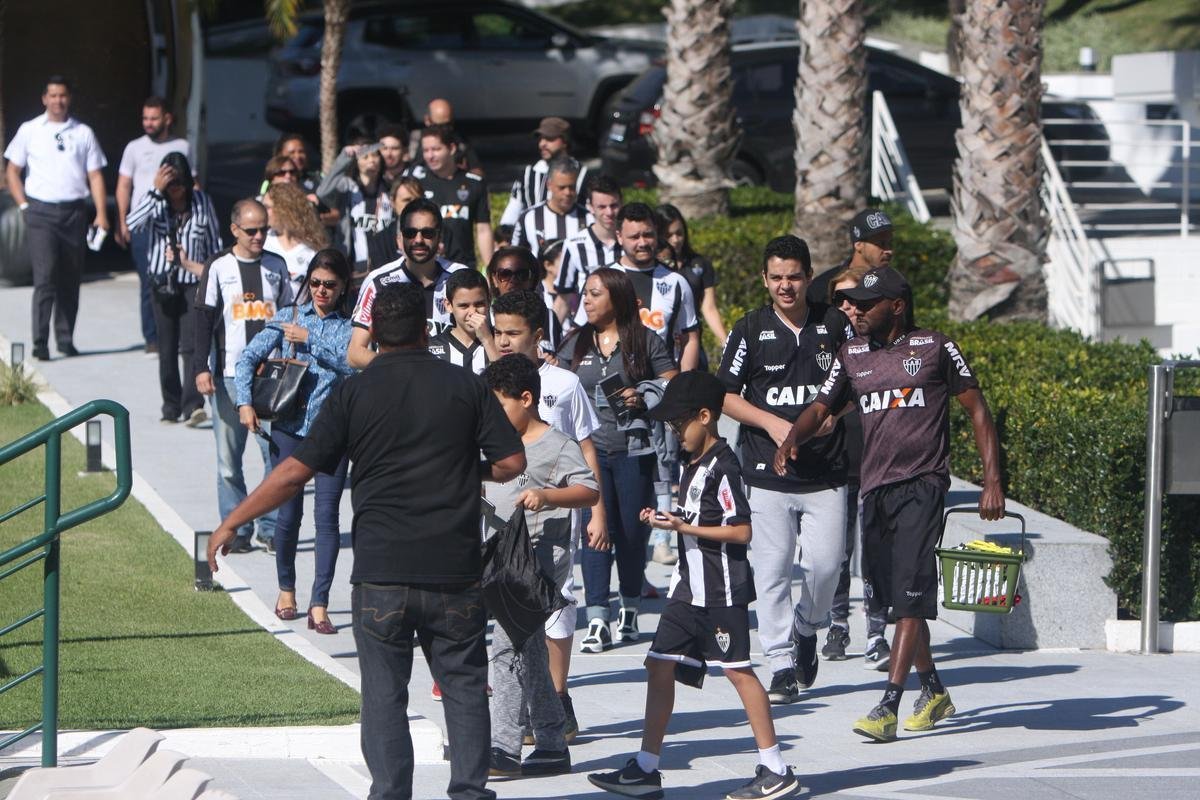 Atltico encerra preparao na Cidade do Galo para partida contra Grmio, pelo Campeonato Brasileiro
