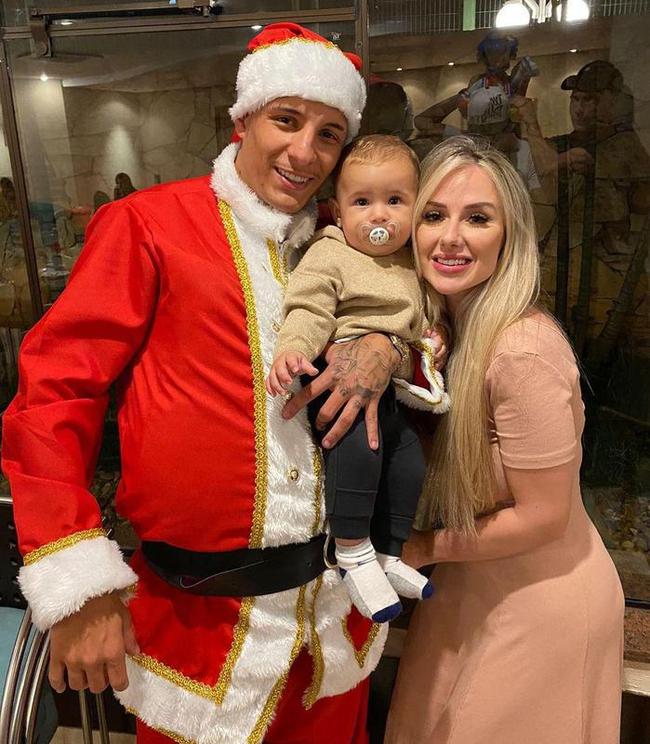 Guilherme Arana com a famlia 