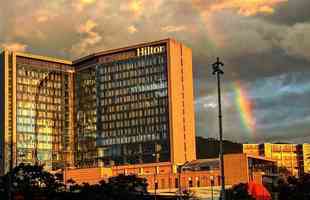 Fotos do Hilton Bogota Corferias, hotel que receber a delegao do Atltico na Colmbia para o compromisso pela Copa Libertadores, diante do Millonarios.