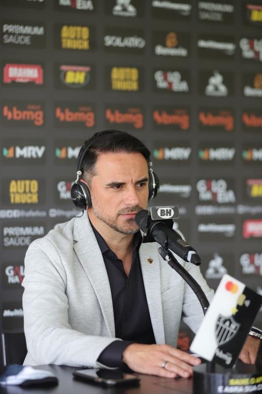 Atltico apresenta Rodrigo Caetano como novo diretor de futebol