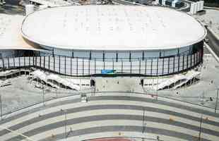 Foto area da Arena Carioca 1, no Parque Olmpico