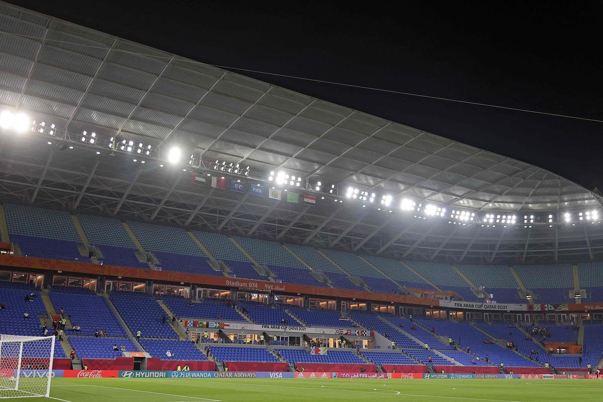 Estdio 974: instalao com capacidade para 40 mil torcedores tem conceito nico dentre os palcos do Mundial do Catar e ser totalmente desmontada ao fim da competio