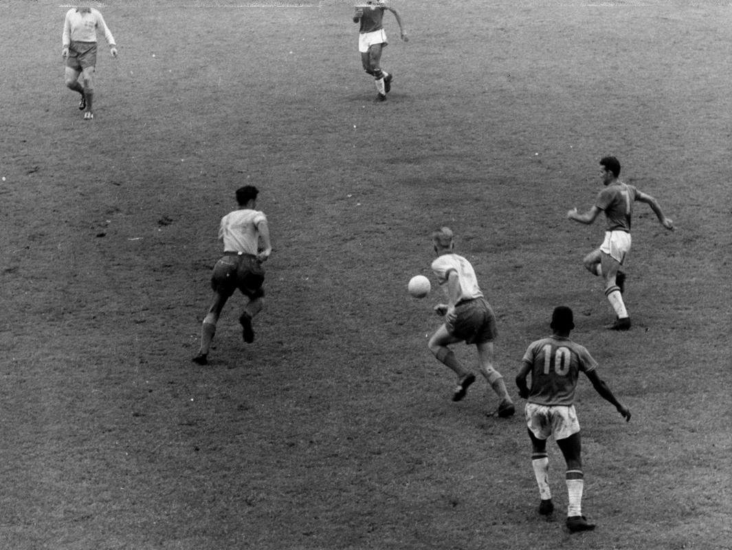 Pel na Copa de 1958, na Sucia, a primeira conquistada pelo Brasil