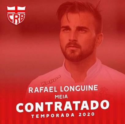 O CRB anunciou a contratao do meia Rafael Longuine, que estava na Ponte Preta