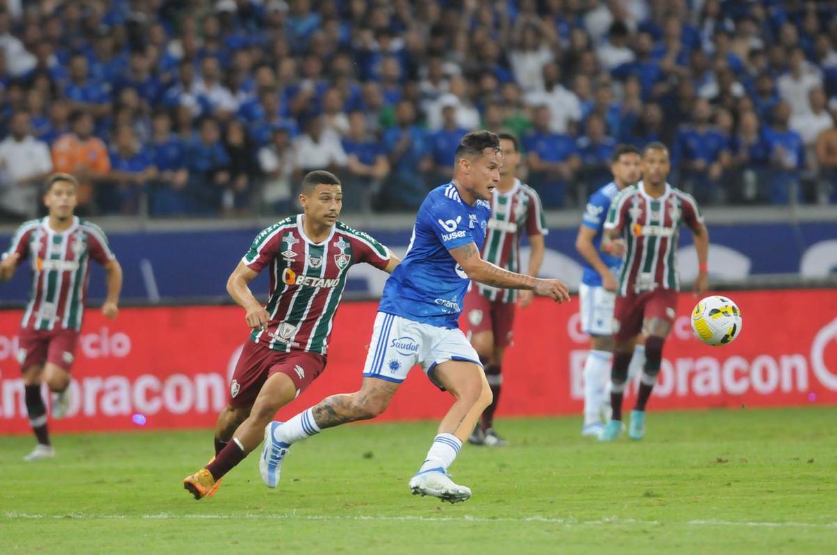 Fotos do jogo de volta das oitavas de final da Copa do Brasil, no Mineiro, entre Cruzeiro e Fluminense (Juarez Rodrigues/EM/DAPress)