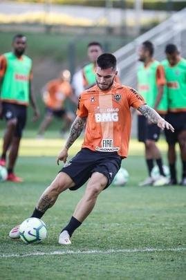 Fotos do último treino do Atlético antes do jogo com o Grêmio