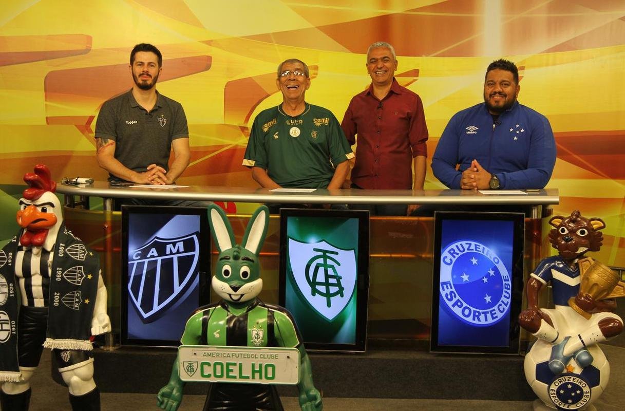 Jair Bala representou o Amrica no programa Alterosa Esporte
