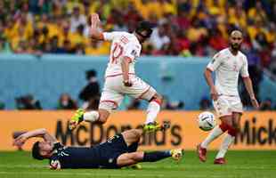 Fotos do jogo entre Tunsia e Austrlia, no Estdio Al Janoub, pela segunda rodada do Grupo D da Copa do Mundo do Catar