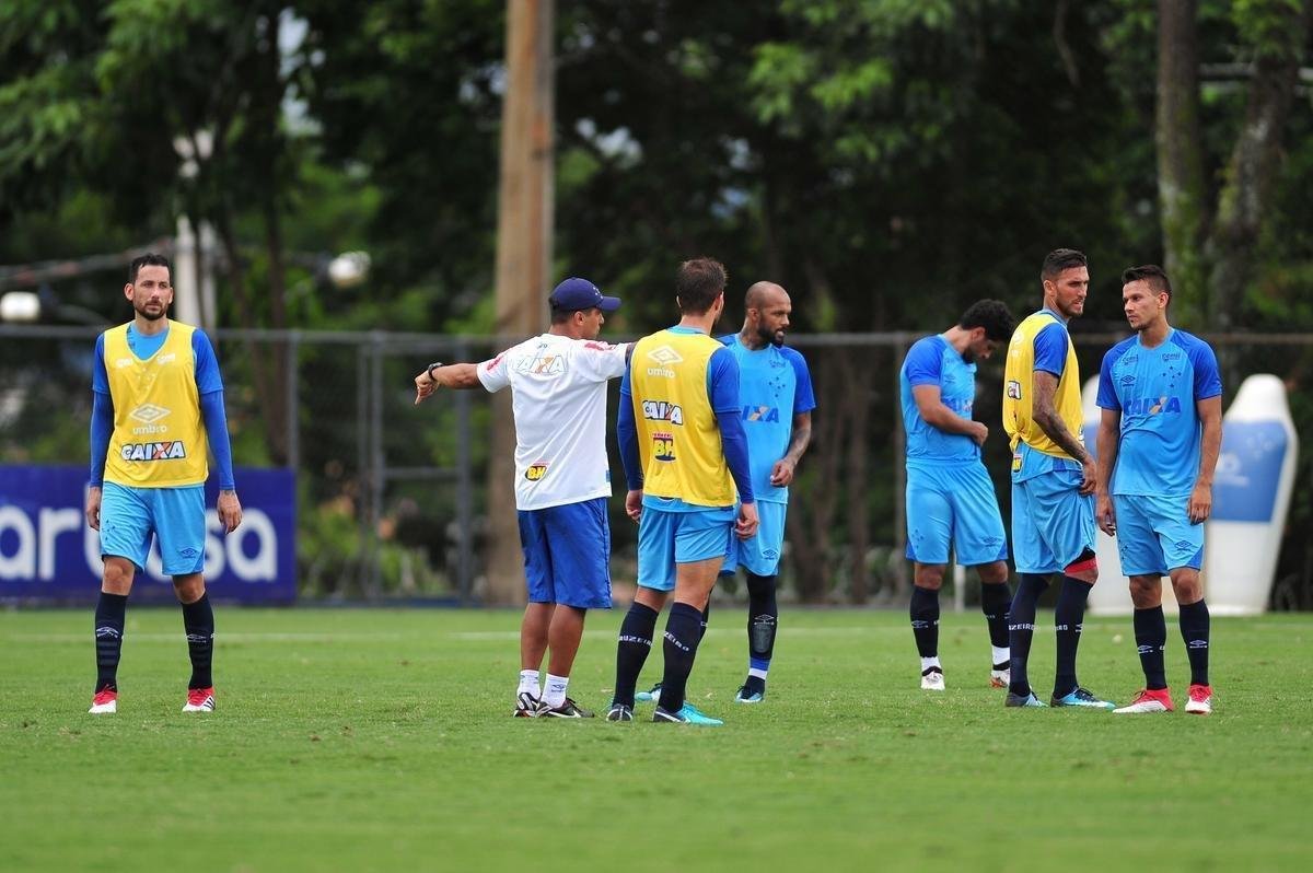 Fotos do treino do Cruzeiro desta quarta-feira (31/1), na Toca II (Ramon Lisboa/EM D.A Press)
